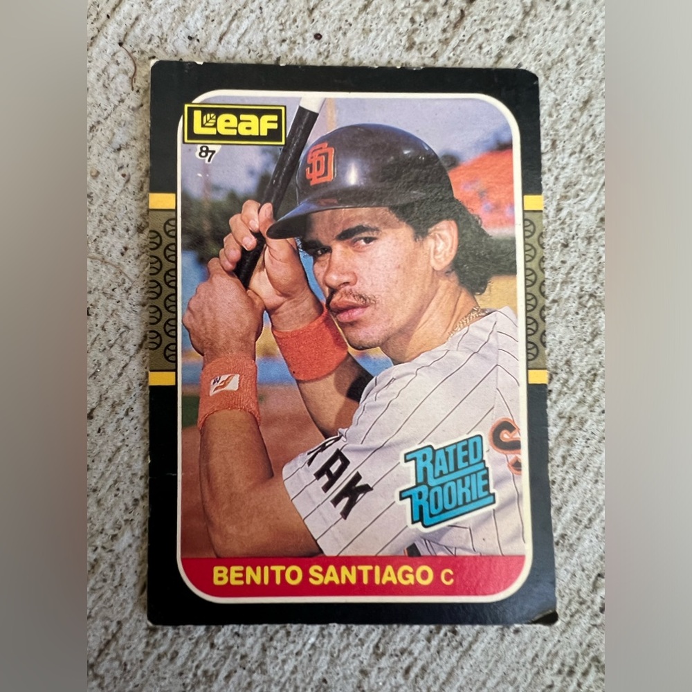 Benito Santiago baseball card 1987